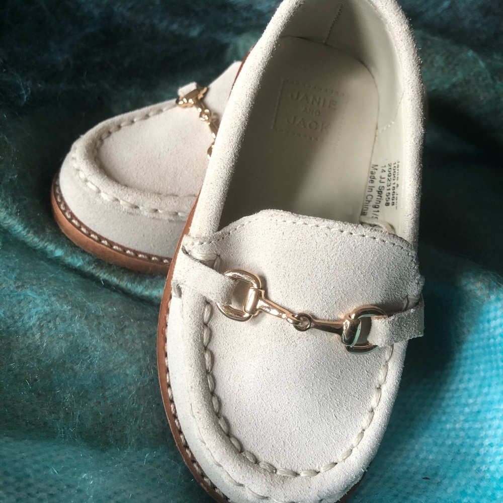 Infant suede slip on shoe